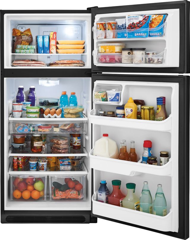 Frigidaire Gallery® 18.0 Cu. Ft. Ebony Black Top Freezer Refrigerator 2