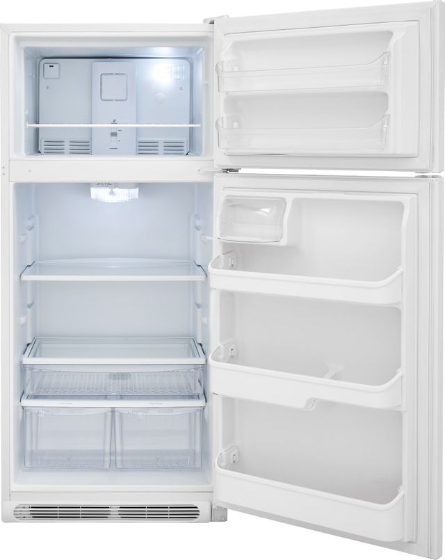 Frigidaire Gallery® 18.0 Cu. Ft. Pearl White Top Freezer Refrigerator 1