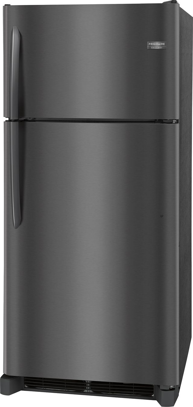 Frigidaire Gallery® 18 Cu. Ft. Top Freezer Refrigerator-Black Stainless Steel 3