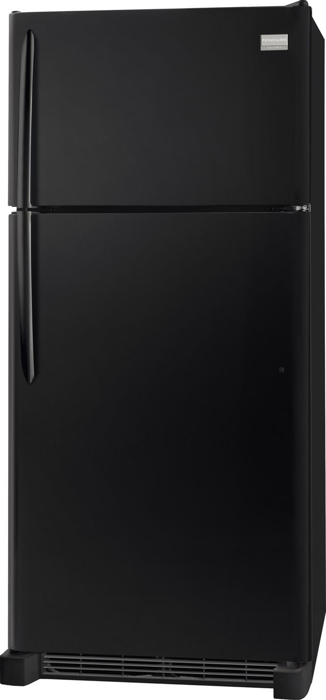 Frigidaire Gallery® 18.1 Cu. Ft. Top Freezer Refrigerator-Ebony Black 2