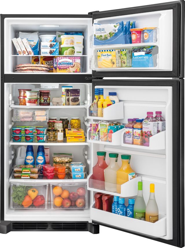 Frigidaire Gallery® 18.1 Cu. Ft. Top Freezer Refrigerator-Ebony Black 10