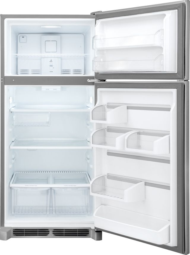 Frigidaire Gallery® 18.1 Cu. Ft. Top Freezer Refrigerator-Stainless Steel 2