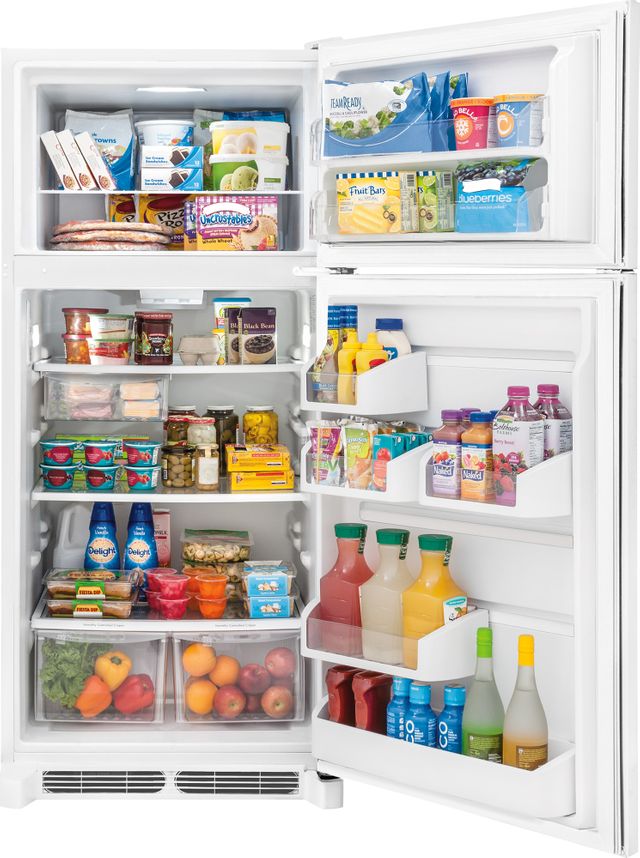 Frigidaire Gallery® 18.1 Cu. Ft. Top Freezer Refrigerator-Pearl White 4