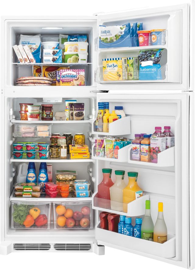 Frigidaire Gallery® 20.4 Cu. Ft. Top Mount Refrigerator-Pearl White 4