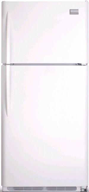 Frigidaire Gallery 20.6 Cu. Ft. Top Freezer Refrigerator-Pearl White