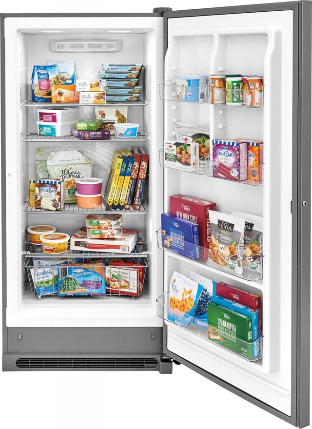 Frigidaire Gallery® 20.5 Cu. Ft. 2-in-1 Upright Freezer or Refrigerator-Stainless Steel 1
