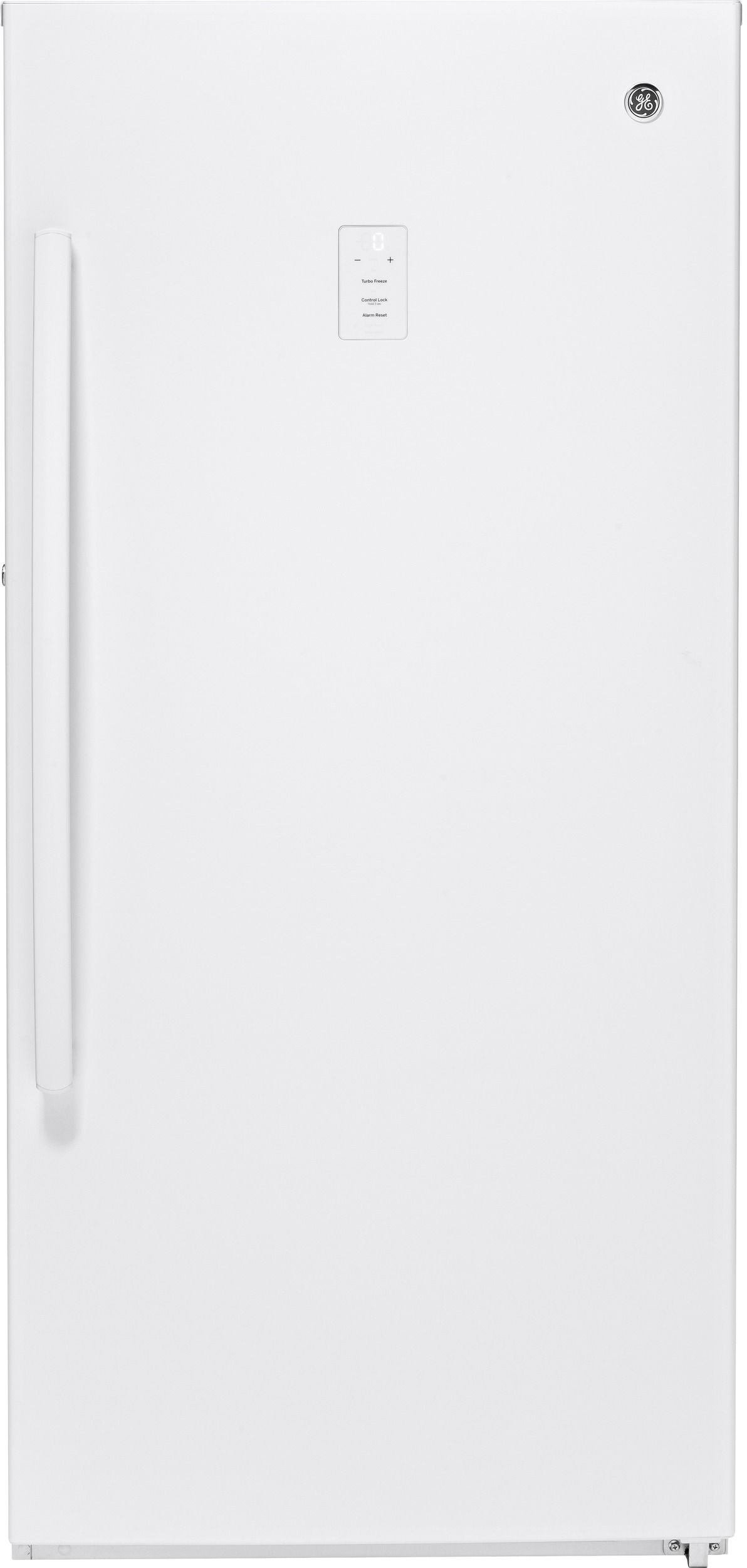 Ge® 14 1 Cu Ft White Upright Freezer Livingoods Appliances And Bedding
