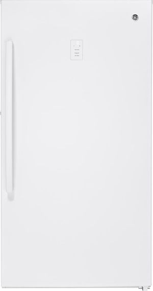 GE® 17.3 Cu. Ft. White Upright Freezer