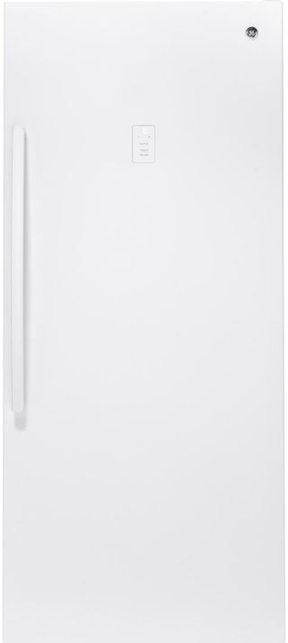 GE® 21.3 Cu. Ft. White Upright Freezer