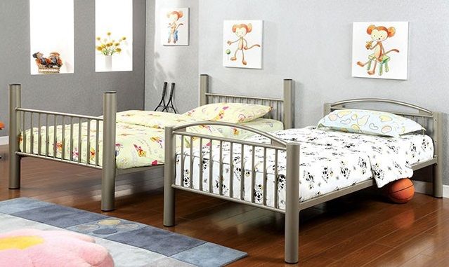 Furniture of America® Lovia Twin/Full Bunk Bed 1
