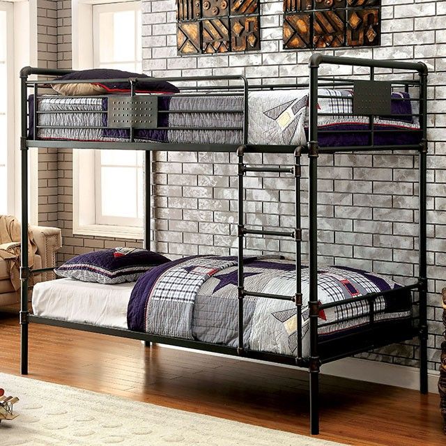 Furniture of America® Olga I Twin/Twin Bunk Bed 0