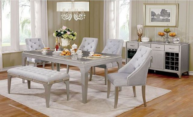 Furniture of America® Diocles 6-Piece Dining Set