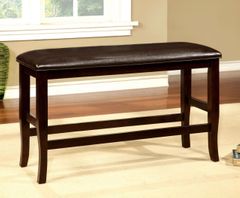 Furniture of America® Woodside II Espresso Counter Height Bench