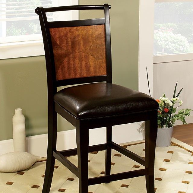 Furniture of America® Salida II 2-Piece Counter Height Chair Set