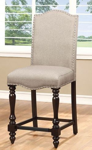 Furniture of America® Hurdsfield II 2-Piece Counter Height Chair Set