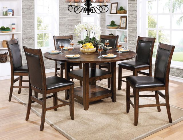 Furniture of America® Meagan II Round Counter Height Table 2