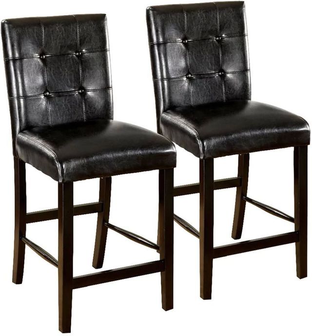 Furniture of America® Bahamas 2-Piece Counter Height Chair Set 0