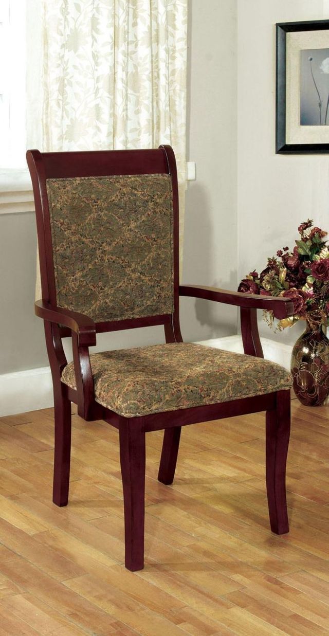 Furniture of America® St. Nicholas I 2-Piece Arm Chair Set 0