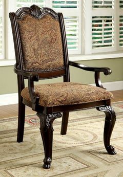 Furniture of America® Bellagio 2-Piece Arm Chair Set