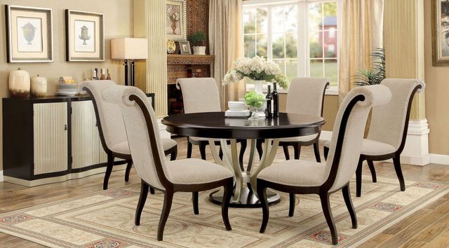 Furniture of America® Ornette Round Dining Table 2