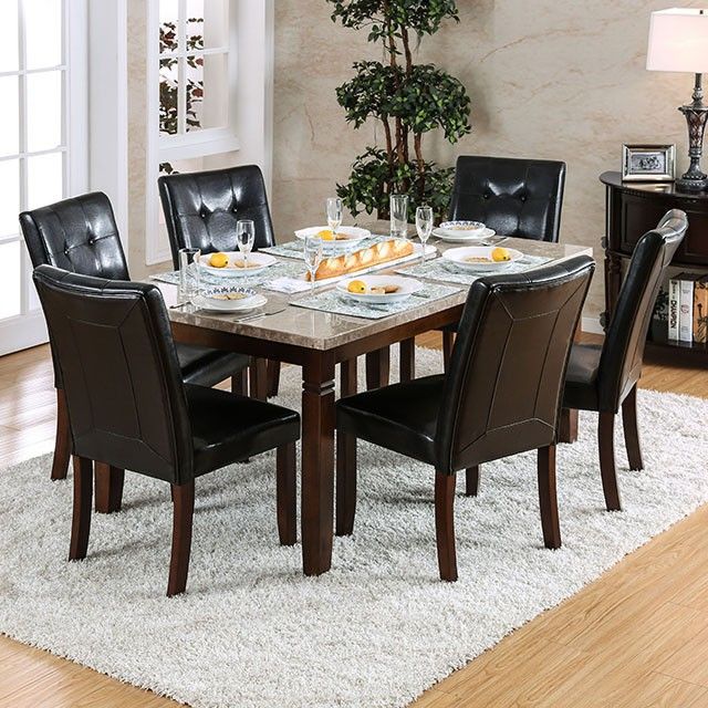 Furniture of America® Marstone 7-Piece Dining Set 0