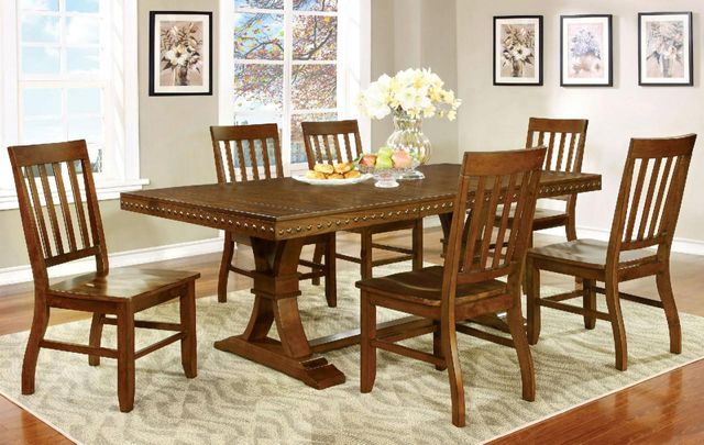 Furniture of America® Foster I 7-Piece Dining Set