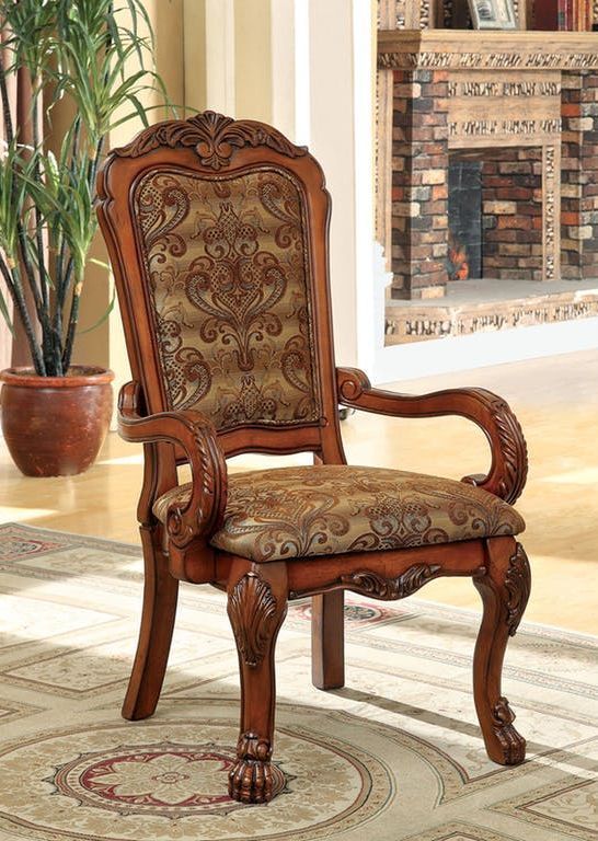 Furniture of America® Medieve 2-Piece Arm Chair Set