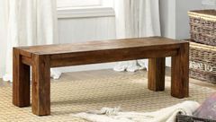 Furniture of America® Frontier Dark Oak Bench