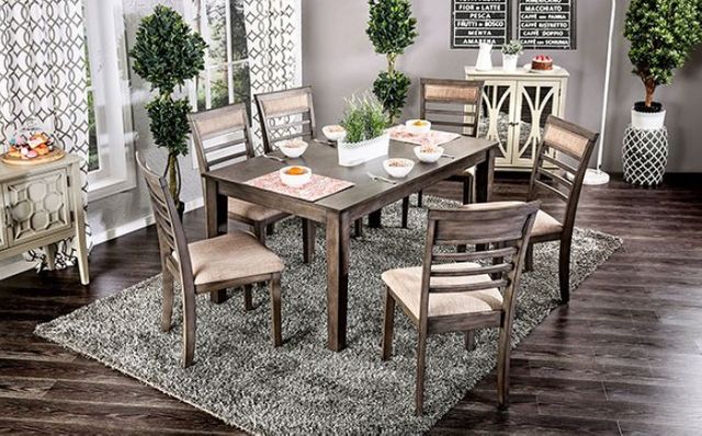 Furniture of America® Taylah 7-Piece Dining Set-0