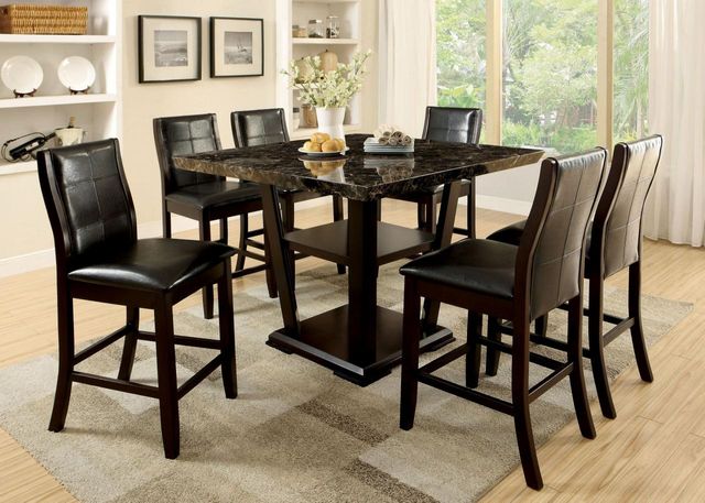 Furniture of America® Clayton II 7-Piece Dining Set