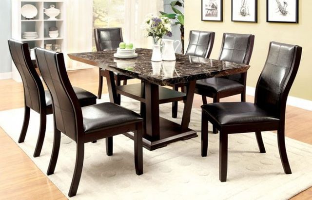 Furniture of America® Clayton I and Twonsend I I 7-Piece Dining Set