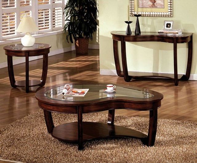 Furniture of America® Crystal Falls Sofa Table 1