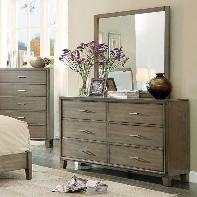 Furniture of America® Enrico I Gray Dresser Mirror 1