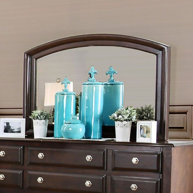 Furniture of America® Litchville Brown Cherry Mirror 2