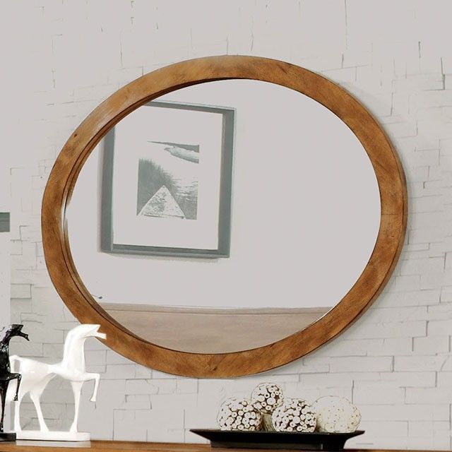 Furniture of America® Lennart Oak Mirror 0