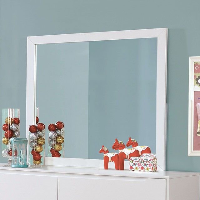 Furniture of America® Lennart II White Mirror 1