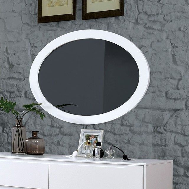 Furniture of America® Lennart II White Mirror 1