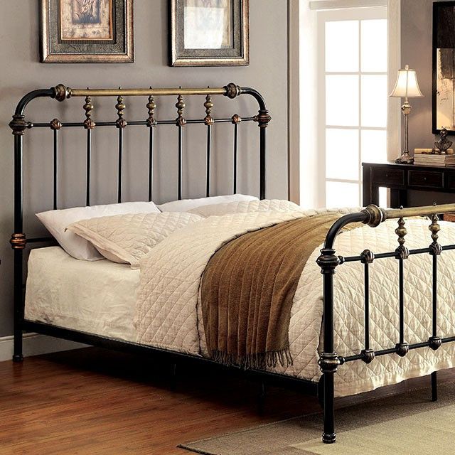 Furniture of America® Riana Eastern King Metal Bed 1