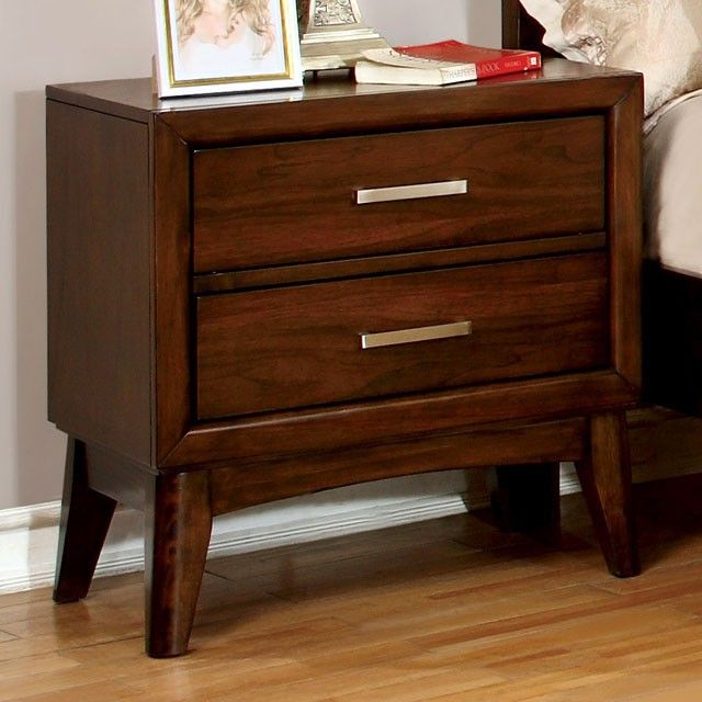 Furniture of America® Snyder Brown Cherry Nightstand 1