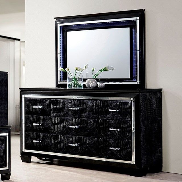 Furniture of America® Bellanova Black Dresser 1