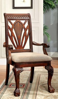 Furniture of America® Petersburg I 2-Piece Arm Chair Set