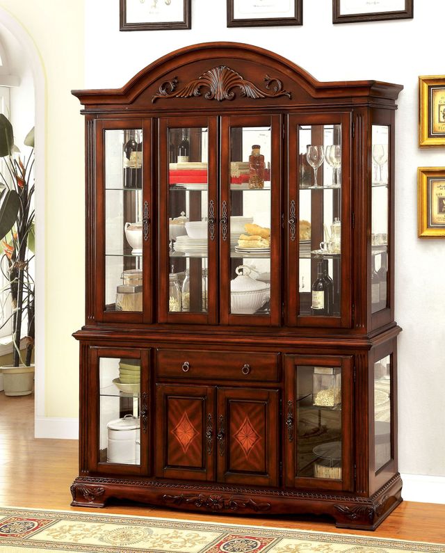 Furniture of America® Petersburg I Hutch and Buffet | Wood's Furniture