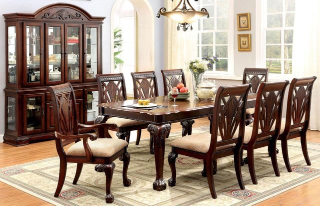 Furniture of America® Petersburg I 9-Piece Dining Set