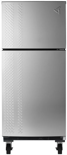 Gladiator® Chillerator® 19 Cu. Ft. Top Freezer Garage Refrigerator-Stainless Steel 0