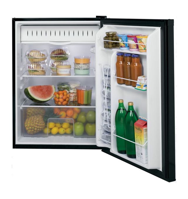 GE® Spacemaker® 5.6 Cu. Ft. Stainless Steel Compact Refrigerator 1