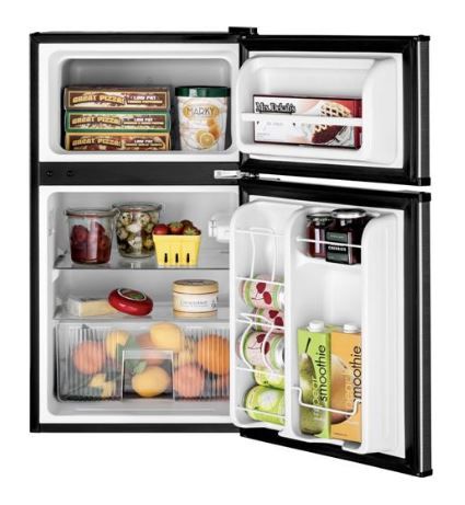 GE® 3.1 Cu. Ft. CleanSteel® Stainless Steel Compact Refrigerator 5