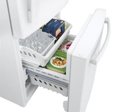 GE® Series 20.9 Cu. Ft. White Bottom Freezer Refrigerator-2