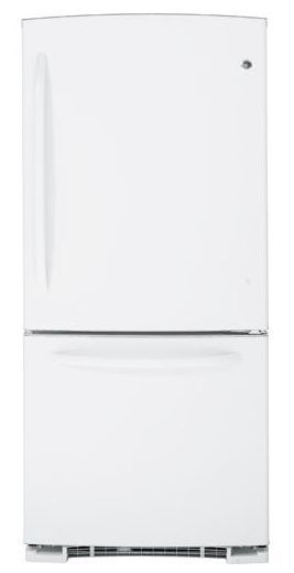 GE® ENERGY STAR® 22.7 Cu. Ft. Bottom Freezer Refrigerator-White