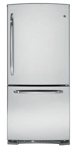 GE® ENERGY STAR® 20.2 Cu. Ft. Bottom Freezer Refrigerator-Stainless Steel