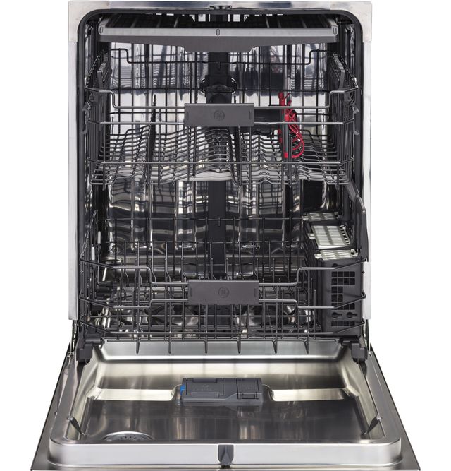 GE® 24" Built In Dishwasher-Black Stainless Steel 1